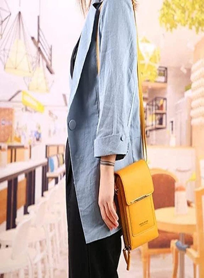 TUPERMAR Multifunctional Single Shoulder Touch Screen Phone Wallet PU Leather Crossbody Bag Shoulder Holster Bag - Image 4